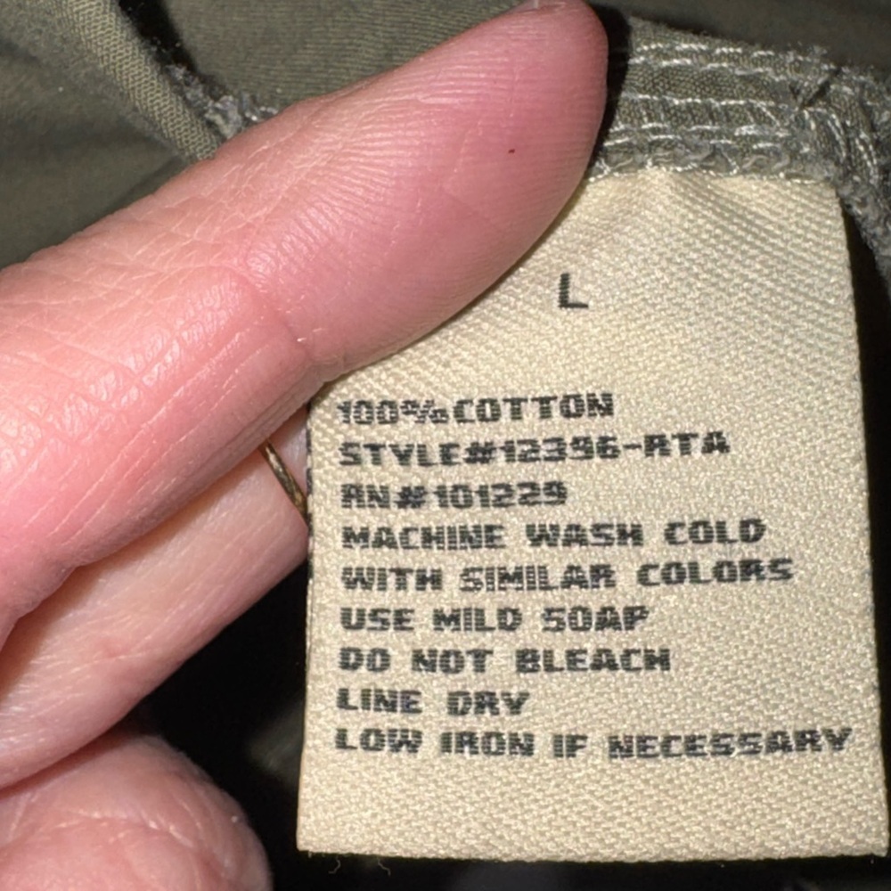 Ashley Utility Collection Cotton Anorak Jacket (Olive Green) - Picture 4 of 11